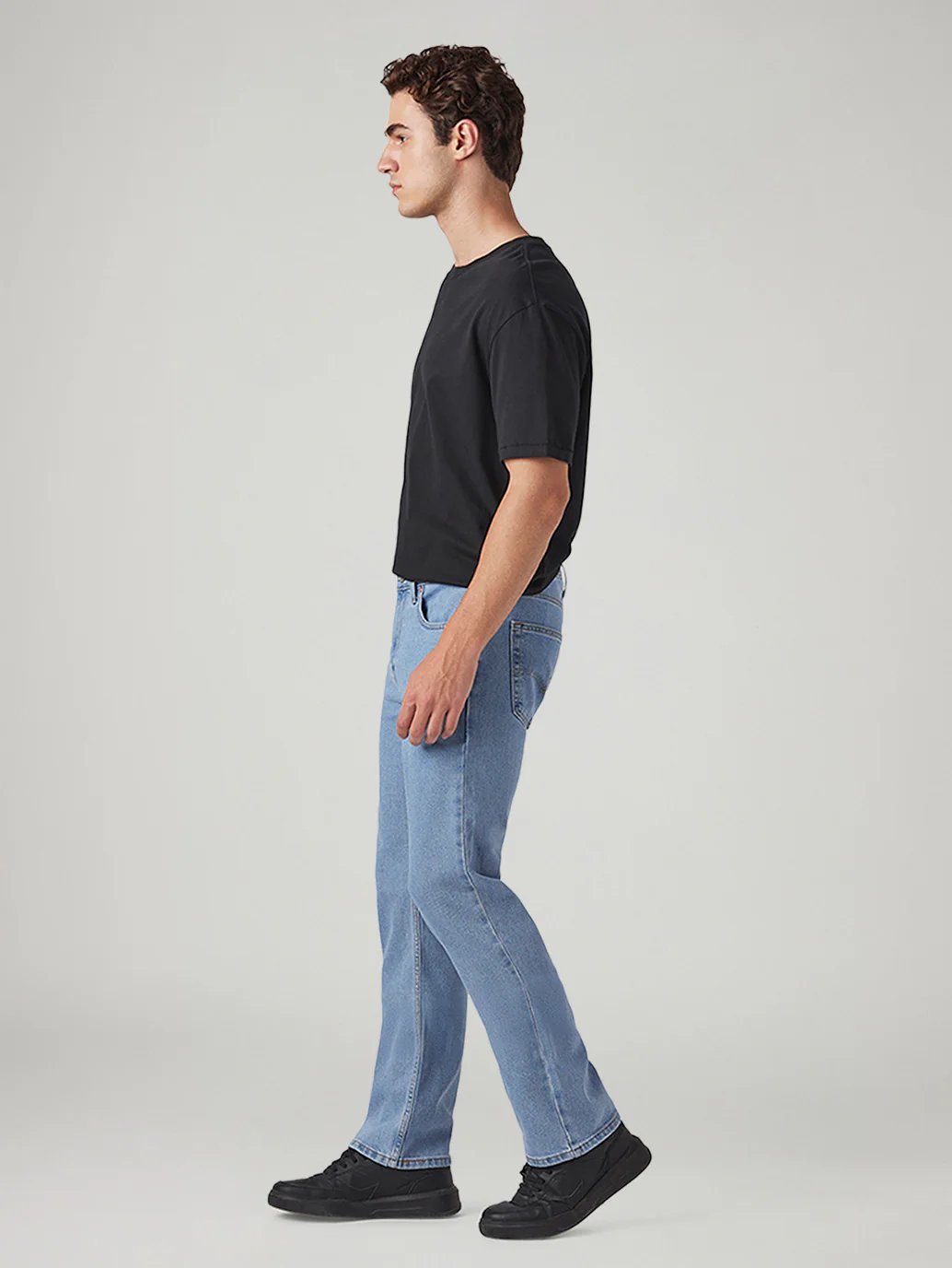 Mens 527 Mid Rise Bootcut Fit Cotton Stretch Blend Jeans - Image 5