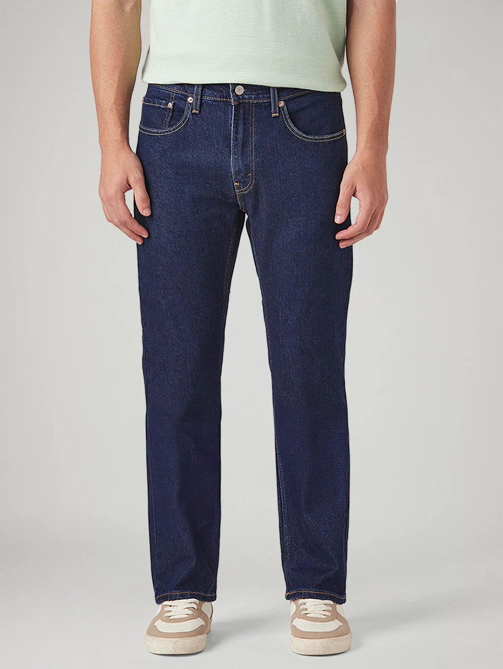 Mens 527 Mid Rise Bootcut Fit Cotton Stretch Blend Jeans - Image 3
