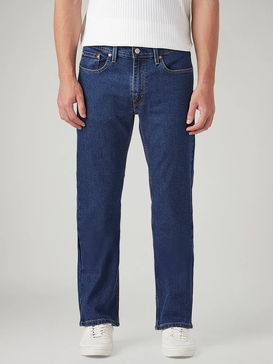 Mens 527 Mid Rise Bootcut Fit Cotton Stretch Blend Jeans - Image 2