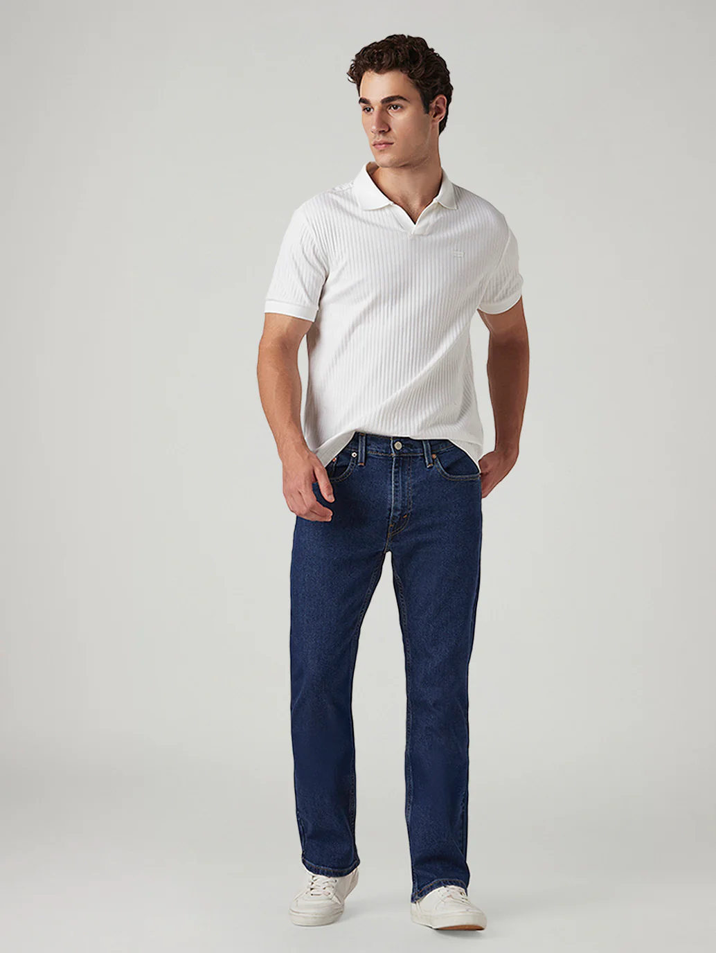 Mens 527 Mid Rise Bootcut Fit Cotton Stretch Blend Jeans - Image 6