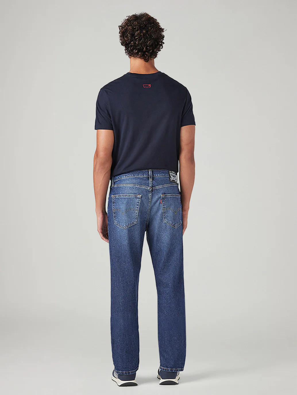 Men's 541 Blue Athletic Tapered Fit Mid Rise Jeans - Image 4