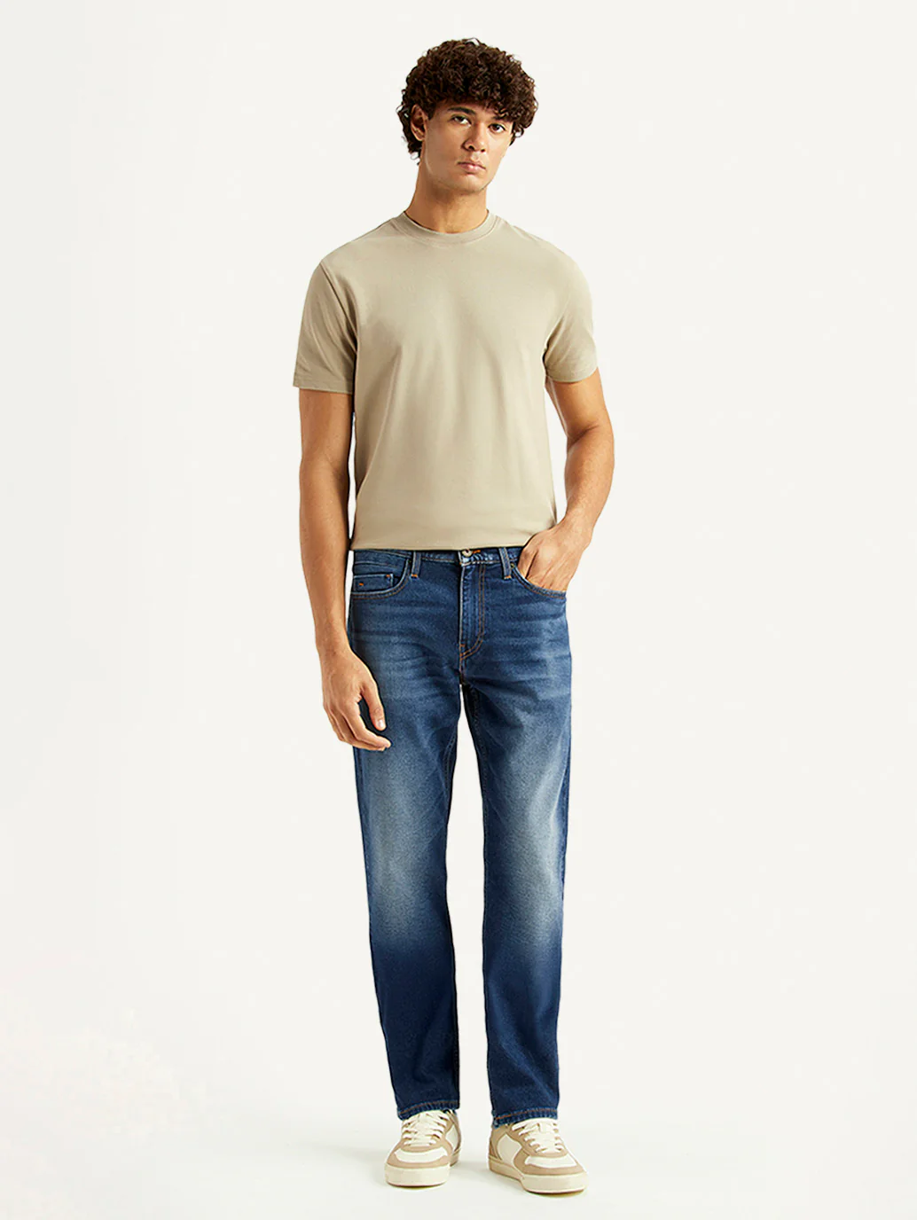 Men's 541 Blue Athletic Tapered Fit Hyper Stretch Jeans - Image 6
