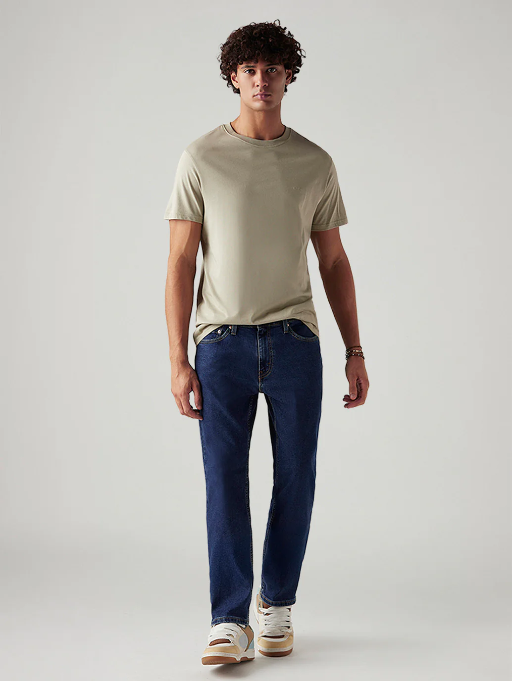 Men's 541 Med Indigo Athletic Tapered Fit Mid Rise Jeans