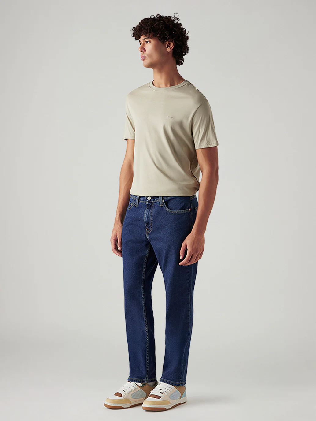 Men's 541 Med Indigo Athletic Tapered Fit Mid Rise Jeans - Image 5