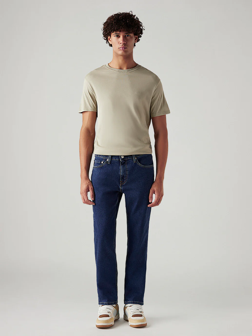Men's 541 Med Indigo Athletic Tapered Fit Mid Rise Jeans - Image 6