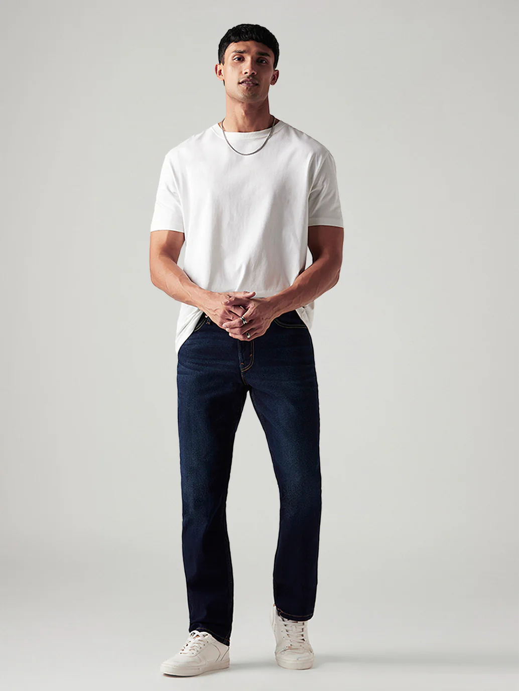 Men's 541 Dark Indigo Athletic Tapered Fit Mid Rise Jeans