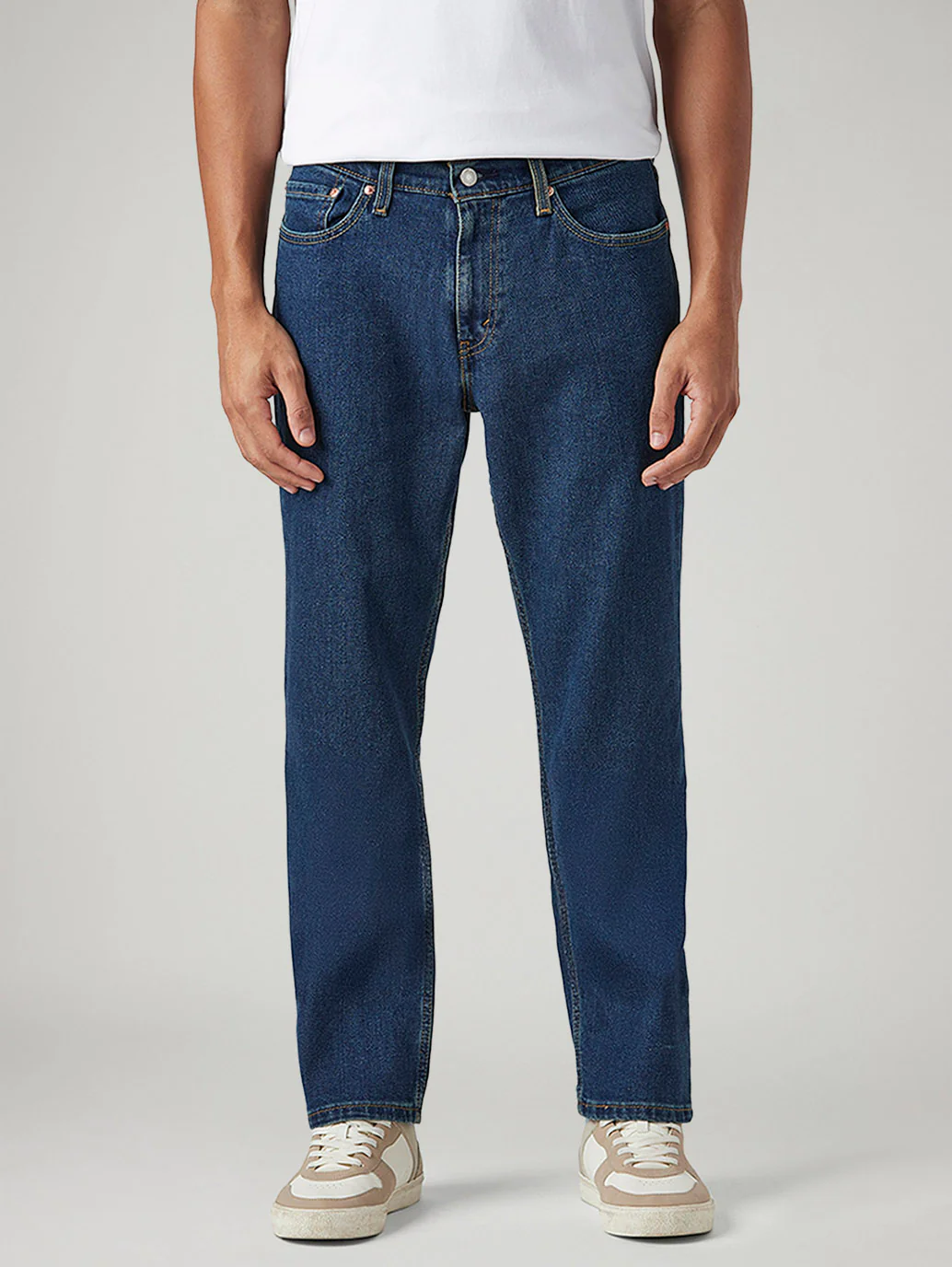 Men's 541 Indigo Athletic Tapered Fit Mid Rise Tinted Jeans - Image 3