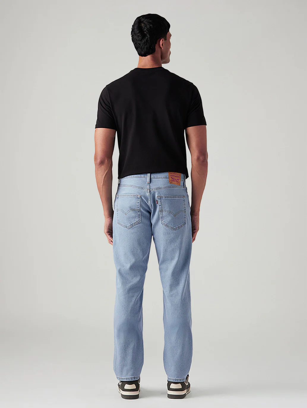 Men's 541 Light Blue Athletic Tapered Fit Mid Rise Jeans - Image 4
