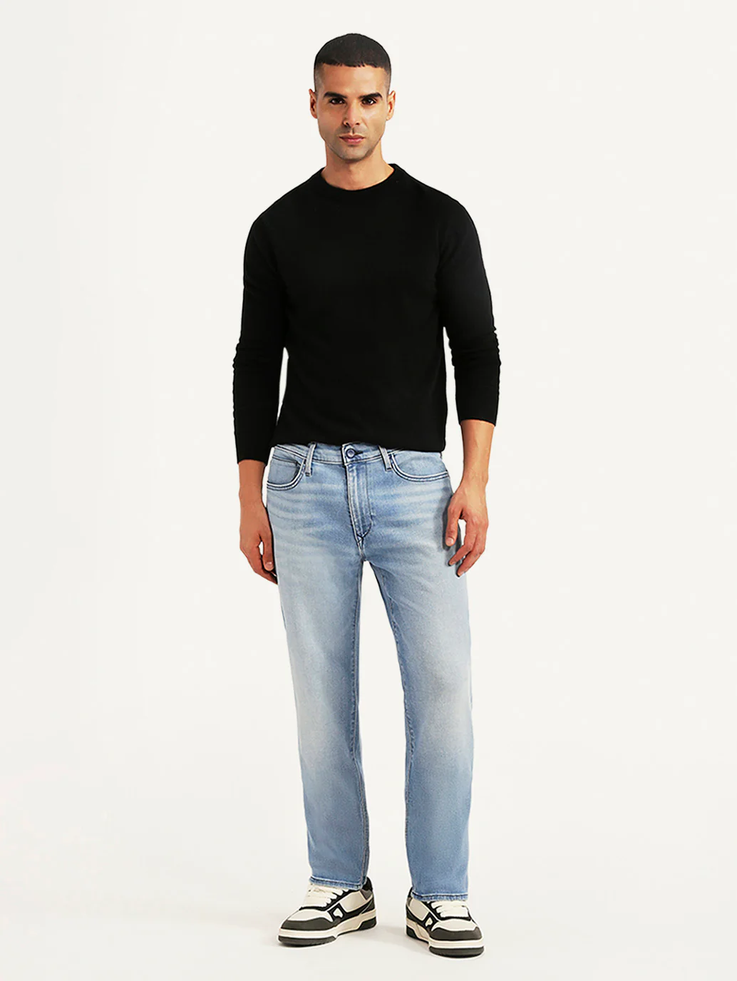 Men's Redloop 541 Light Blue Tapered Fit Mid Rise Jeans - Image 2