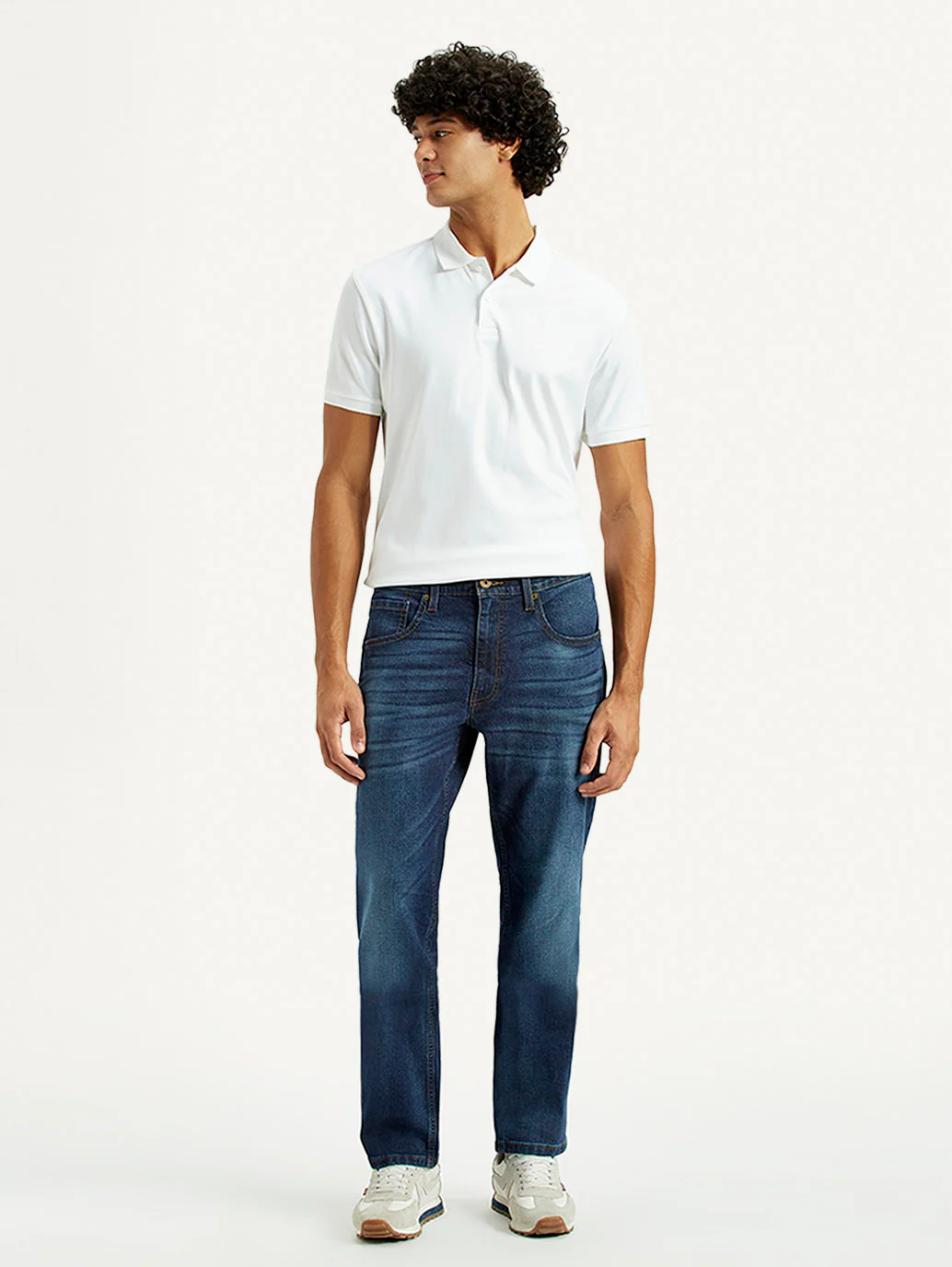 Men's 541 Indigo Athletic Tapered Fit Mid Rise Jeans