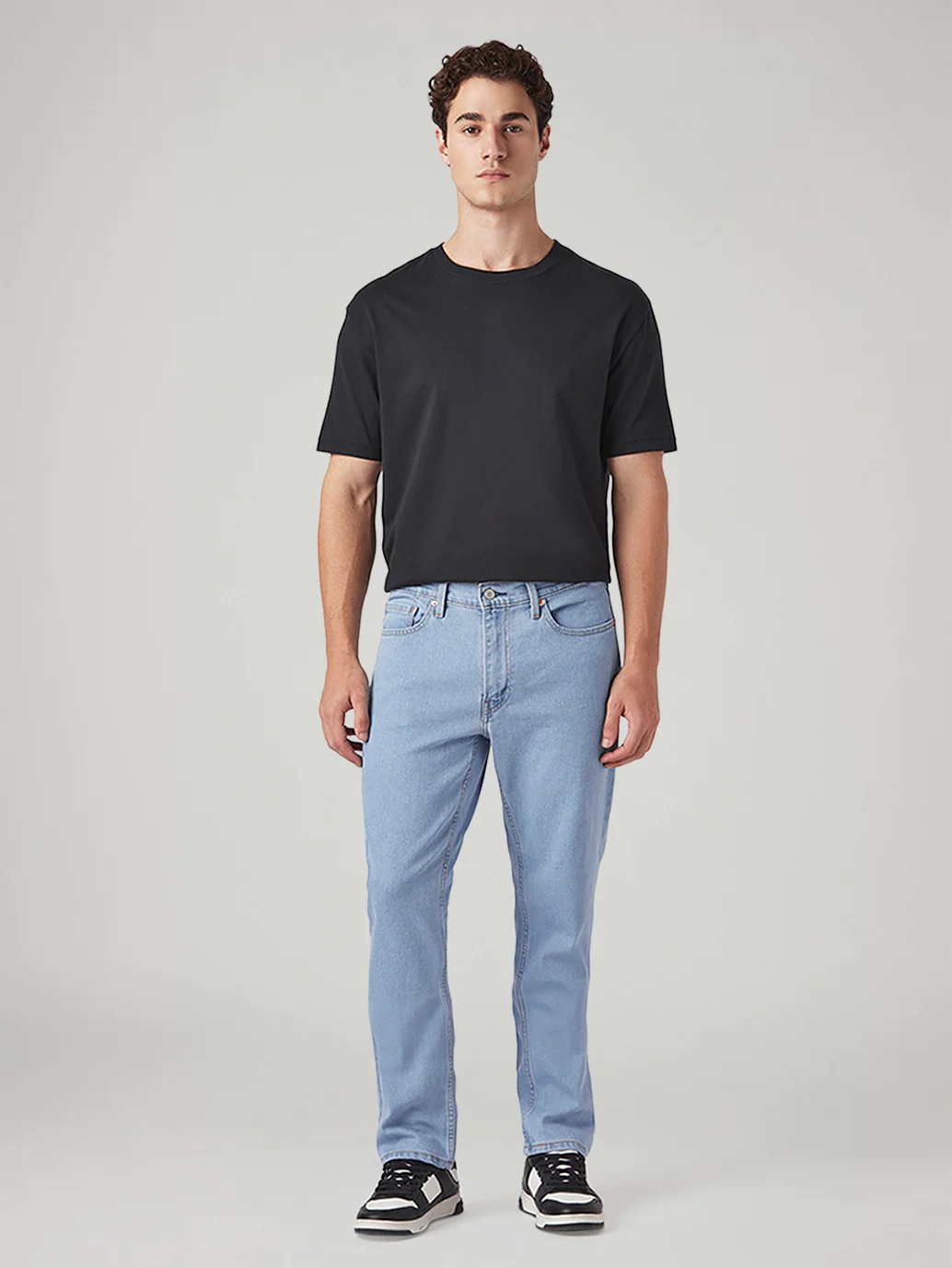 Mens 541 Mid Rise Athletic Tapered Fit Cotton Stretch Blend Jeans - Image 2
