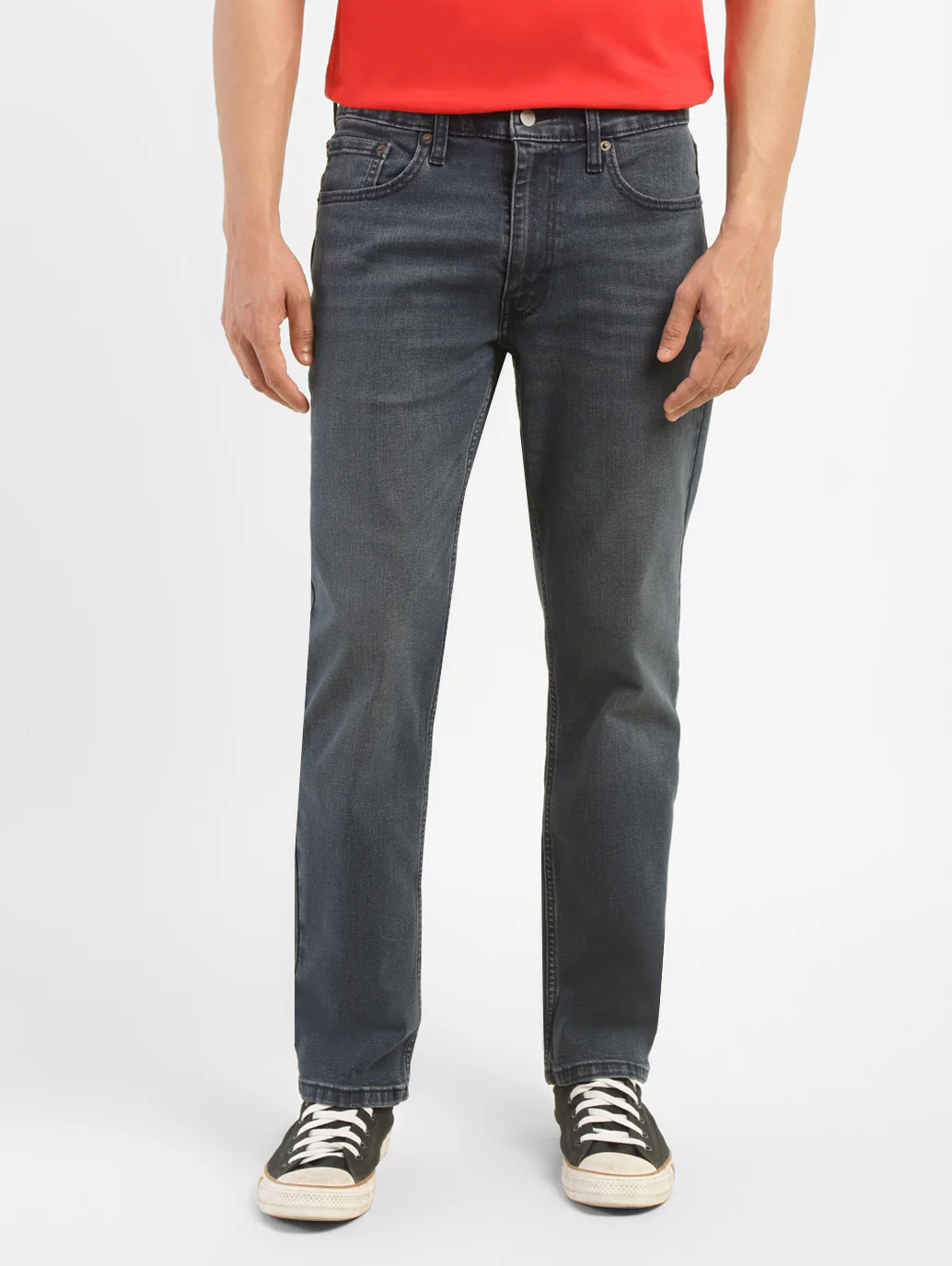 Men's 541 Blue Athletic Tapered Fit Mid Rise Jeans - Image 7