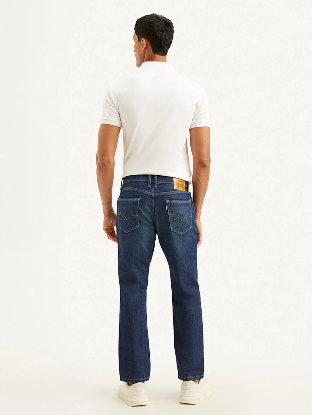 Men's 541 Blue Athletic Tapered Fit Mid Rise Jeans - Image 3