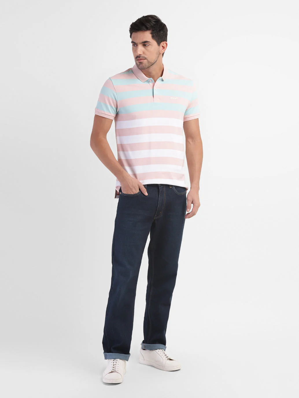 Men's 550'92 Blue Loose Fit Mid Rise Jeans - Image 5