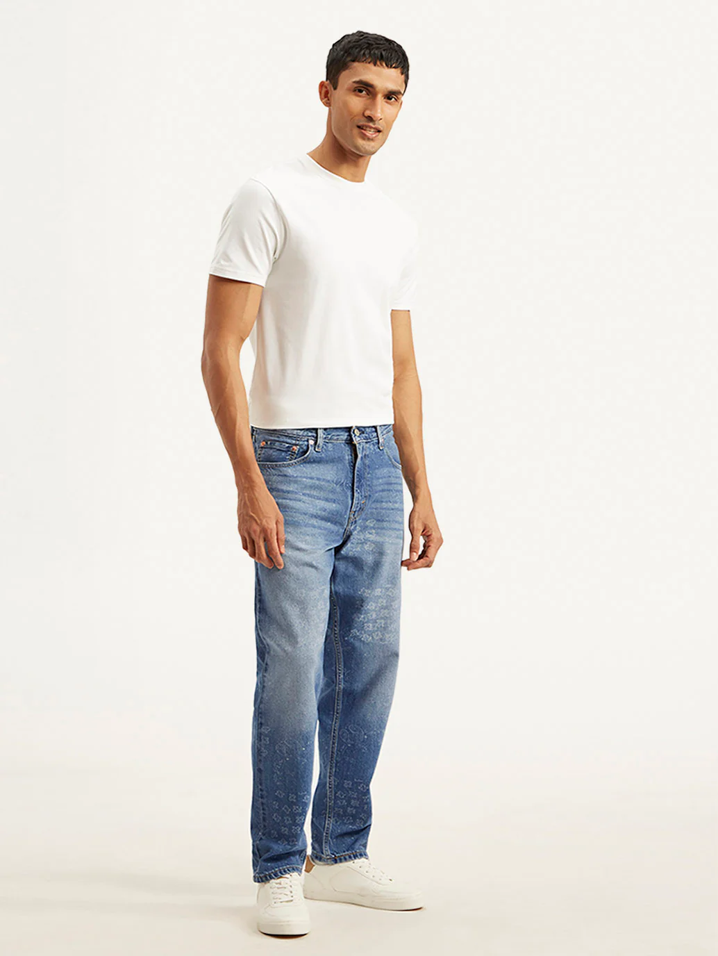 Men's 550'92 Blue Loose Fit Mid Rise Jeans - Image 5