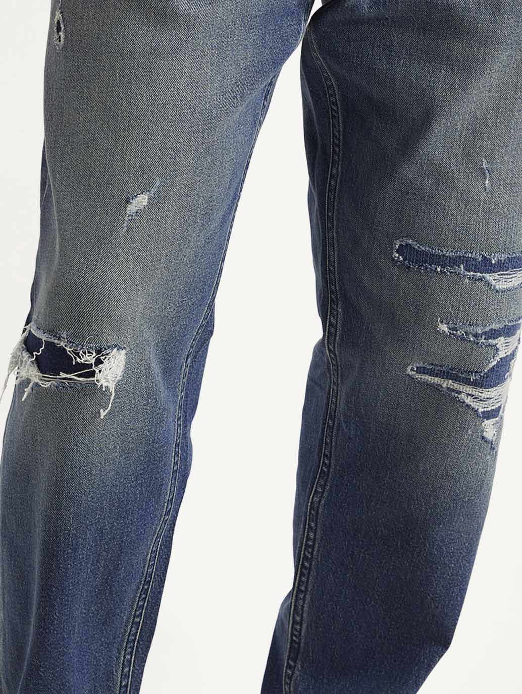 Men's 550'92 Blue Loose Fit Mid Rise Jeans - Image 4