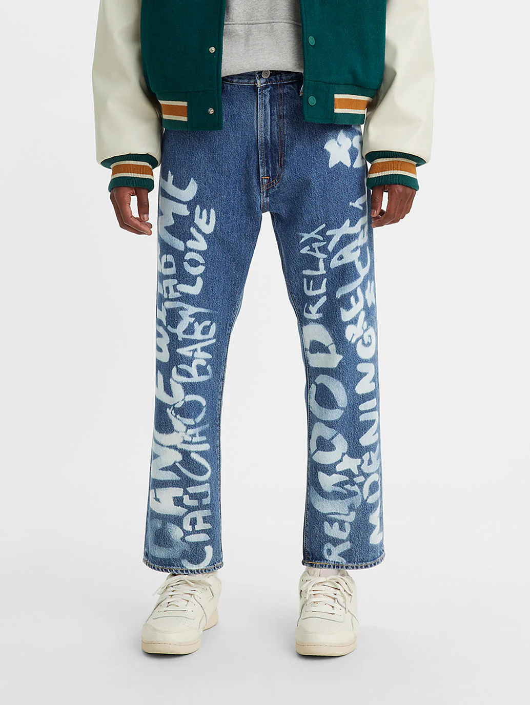 Men's 551 Blue Loose Fit Mid Rise Jeans - Image 2