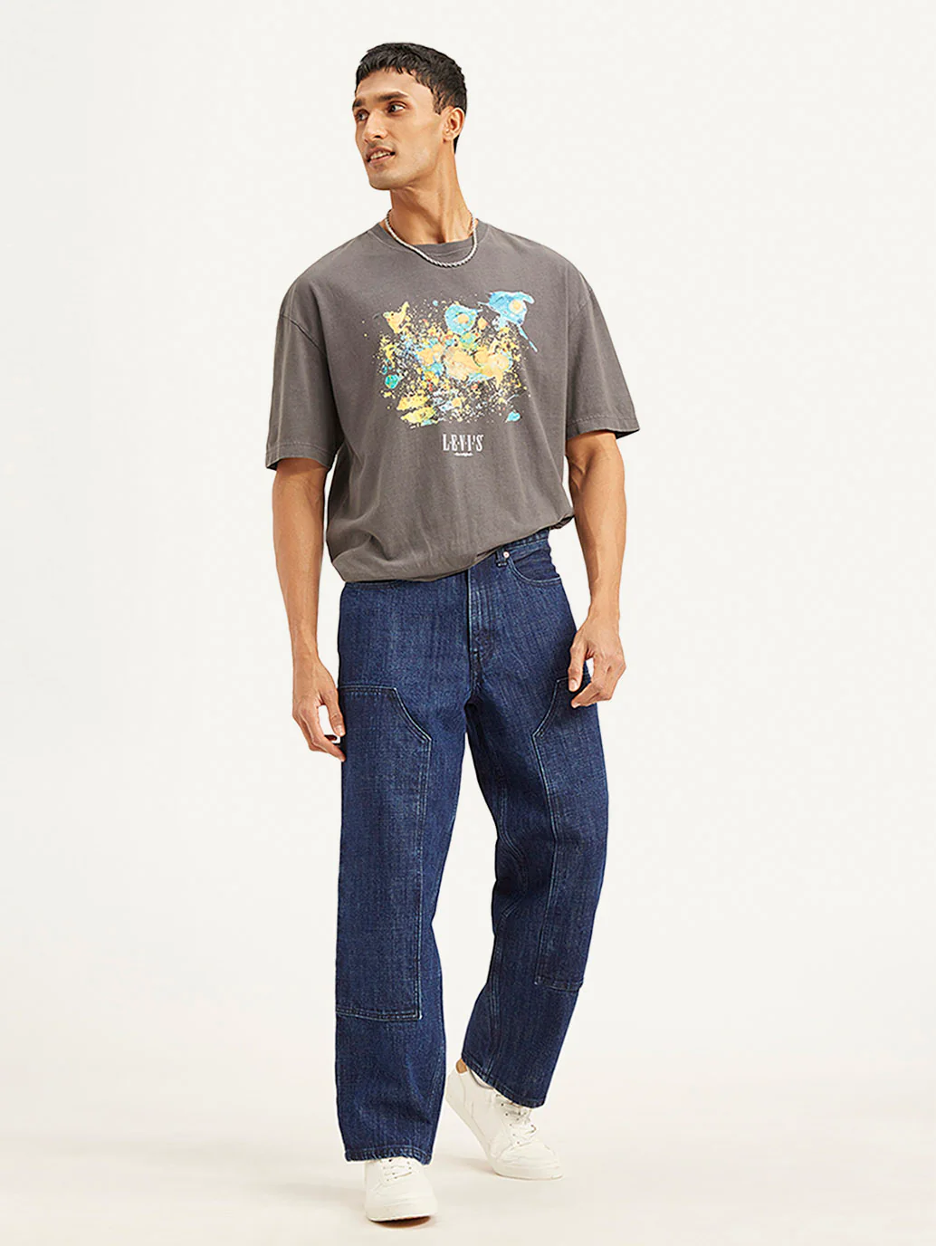 Men's 578 Blue Loose Fit Mid Rise Jeans - Image 3