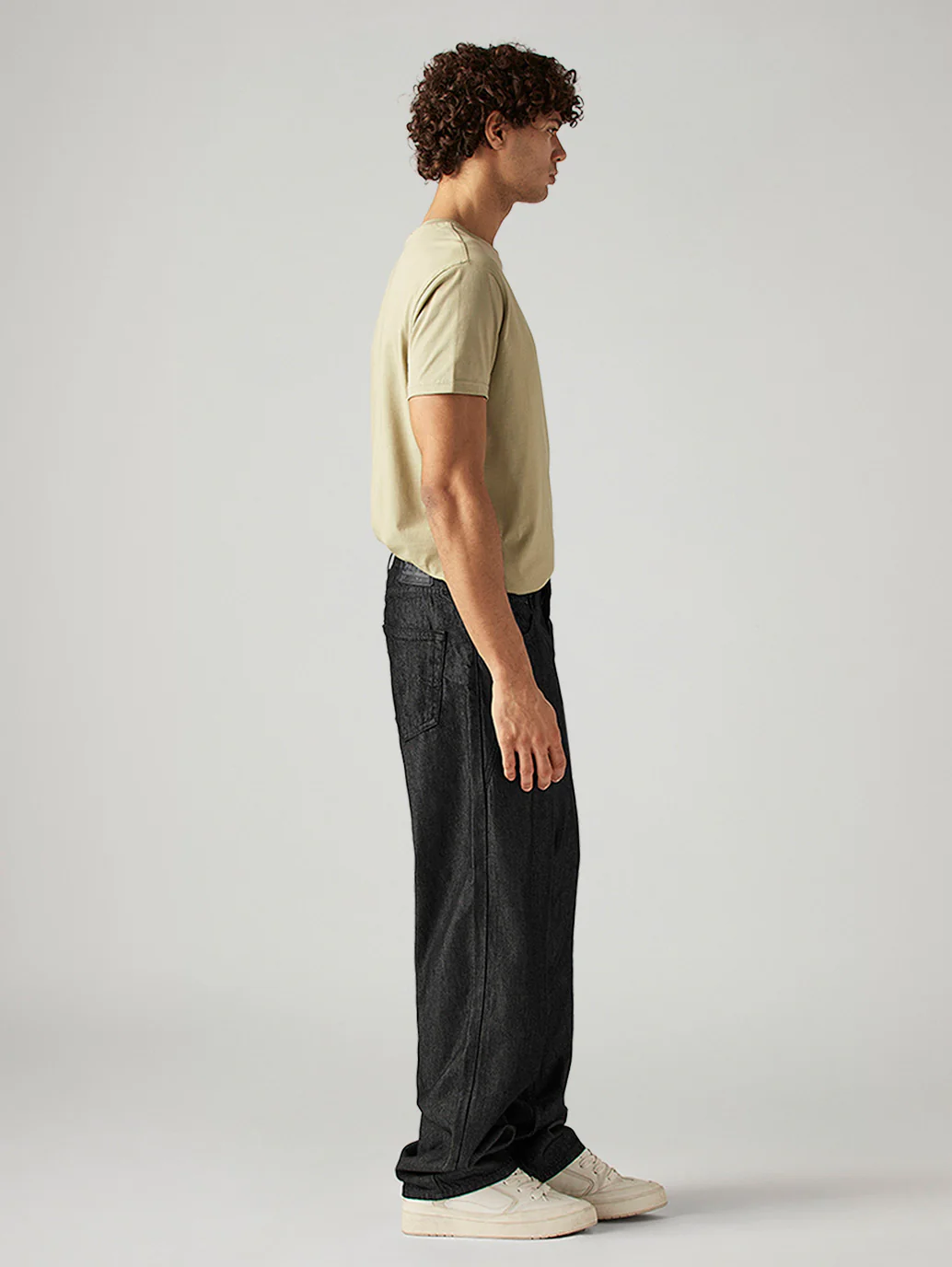 Men's 578 Black Baggy Fit Mid Rise Jeans - Image 6