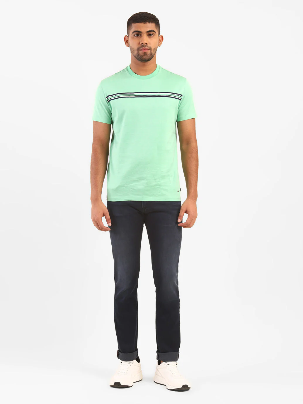 Men's Redloop 65504 Blue Skinny Fit Mid Rise Jeans - Image 6