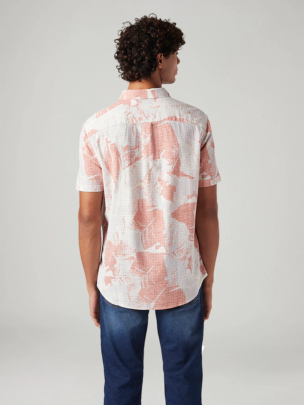 Men's Abstract Slim Fit Shirt - Image 3
