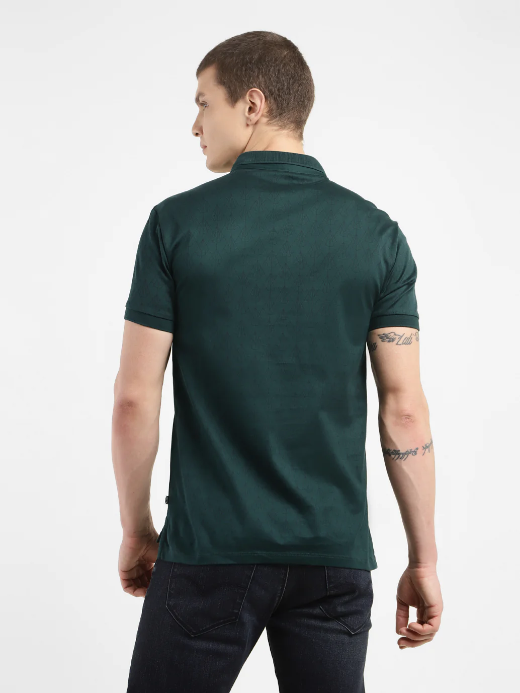 Men's All Over Print Polo Collar T-shirt - Image 2