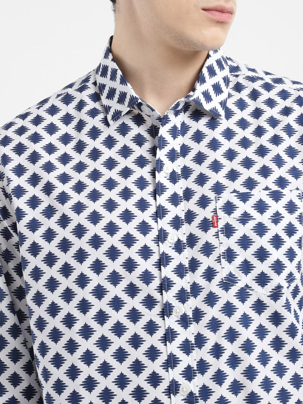 Men's All Over Printed Slim Fit Shirt - Image 5