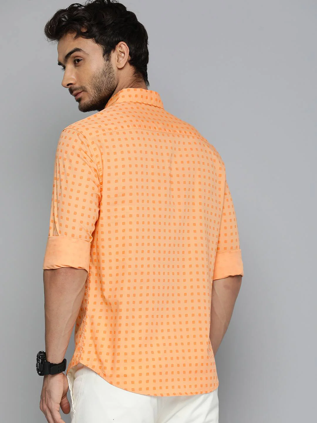 Men's All Over Printed Slim Fit Shirt - Image 4