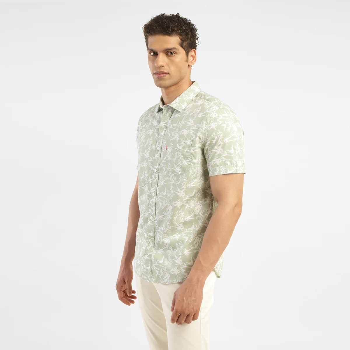 Men's All Over Printed Slim Fit Shirt - Image 4