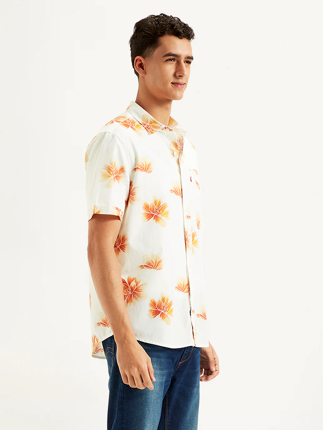 Men's All Over Printed Slim Fit Shirt - Image 3