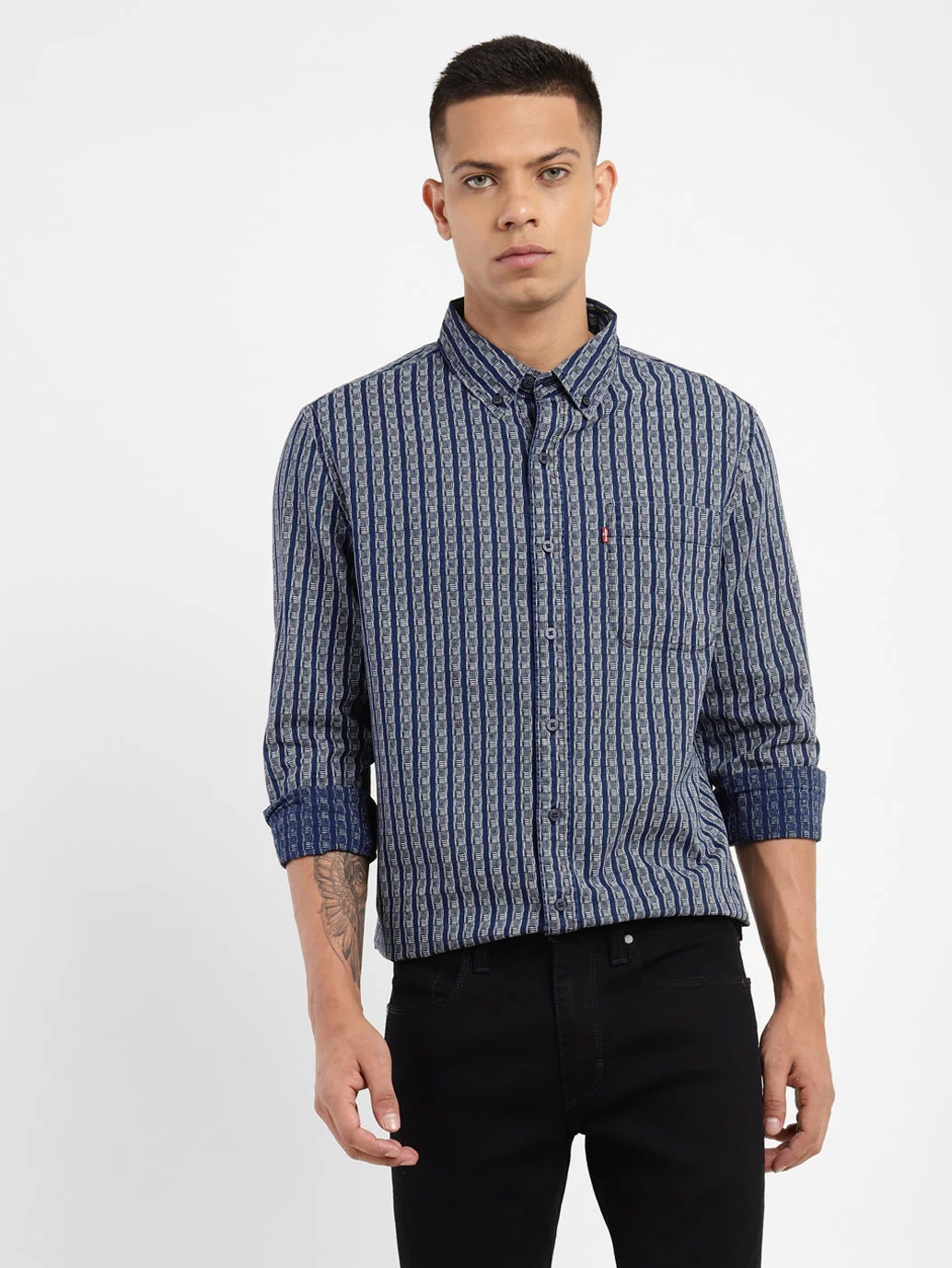 Men's All Over Printed Slim Fit Shirt - Image 9