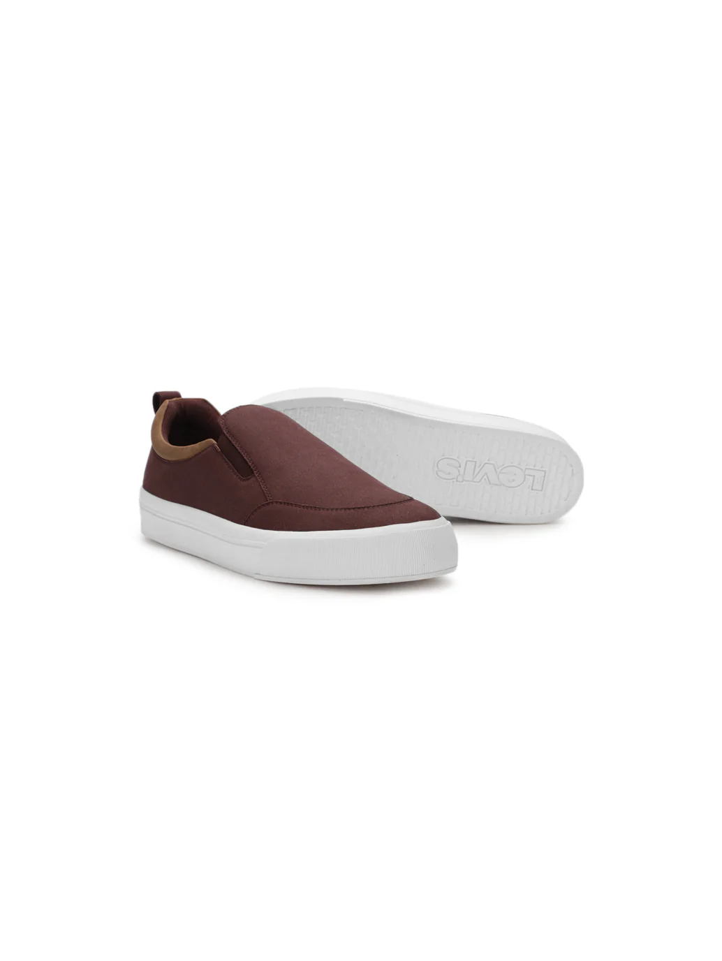 Men's Alps Maroon Casual Slip On - Image 4