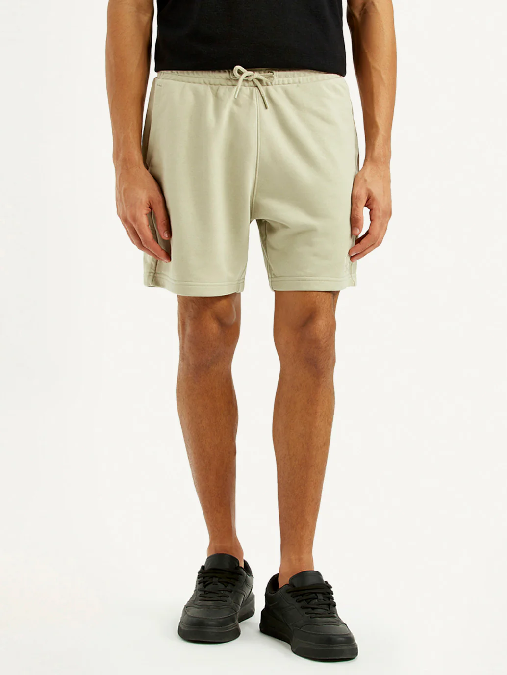 Men's Beige Regular Fit Shorts - Image 3