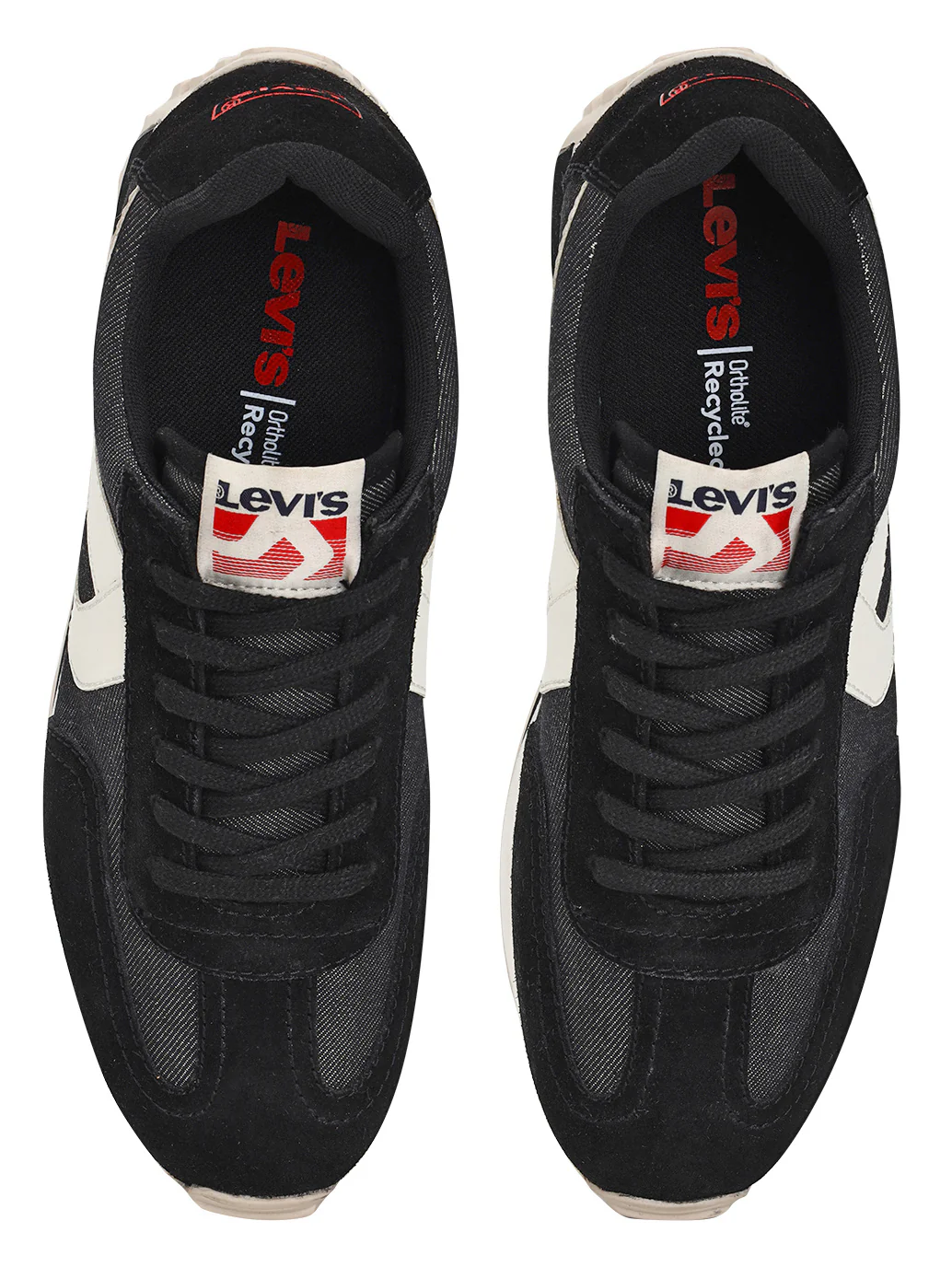 Men's Black Colorblock Sneakers - Image 4