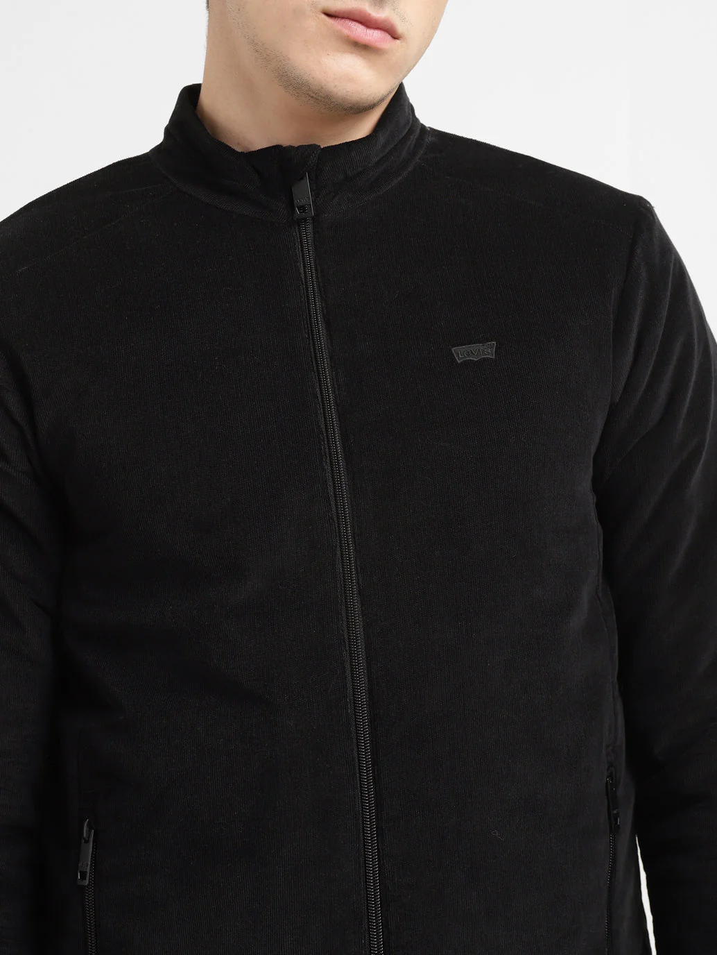 Men's Black Regular Collar Tailored Jacket - Image 5