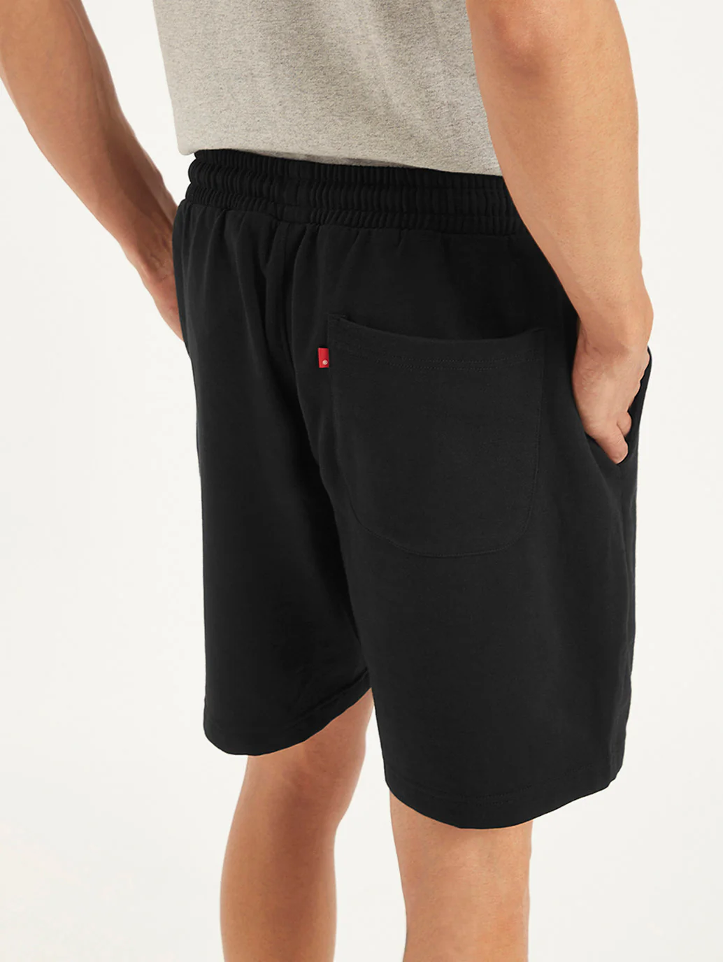 Men's Black Regular Fit Shorts - Image 5