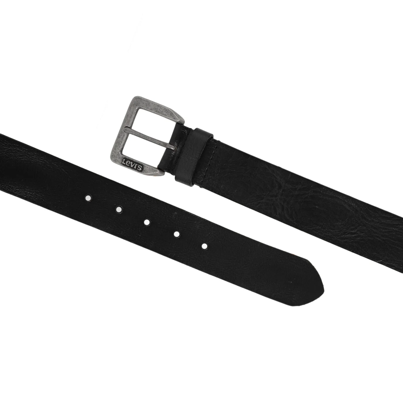 Men's Black Solid Belt - Image 2