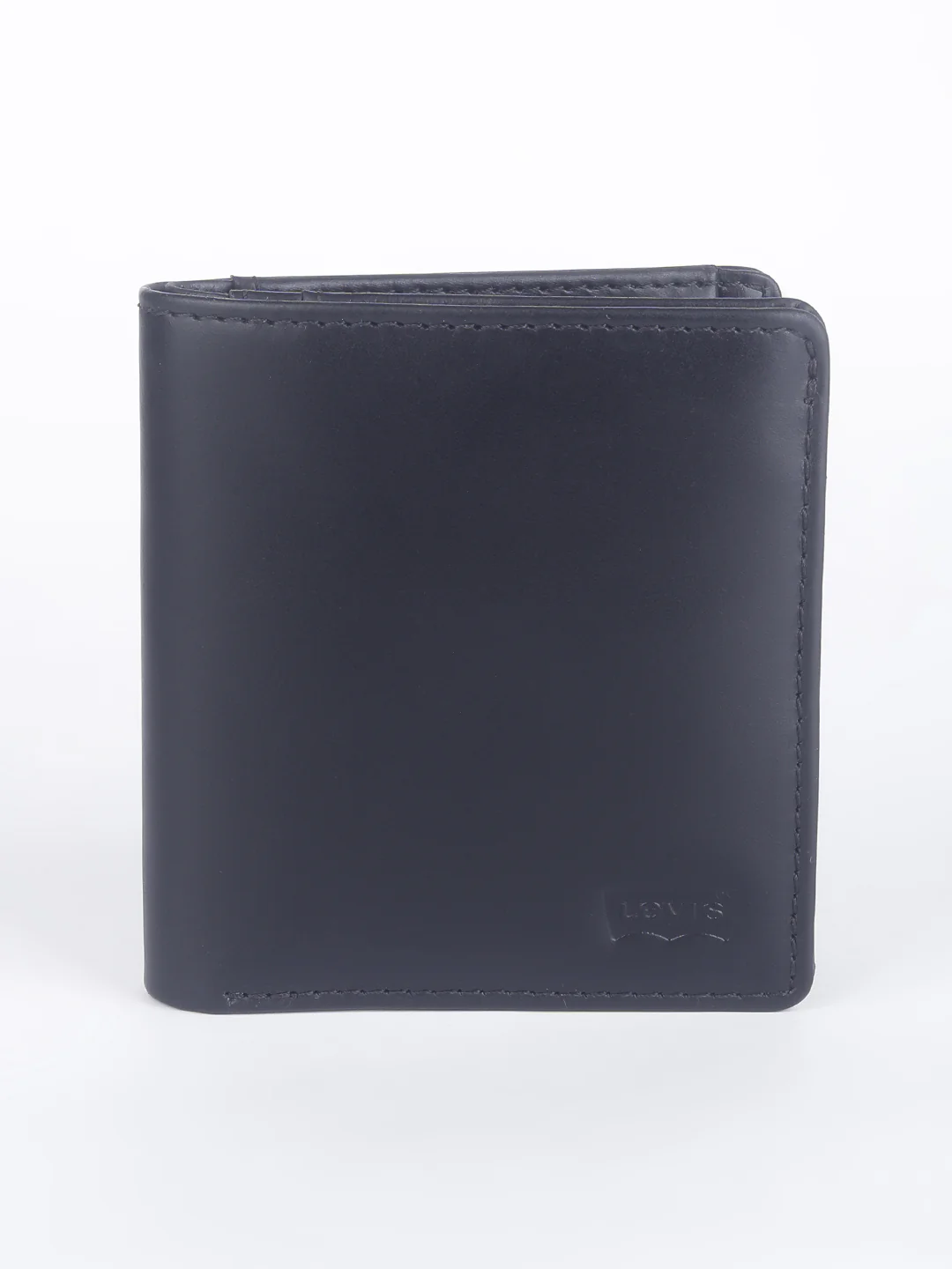 Men's Black Solid Bi-Fold Wallet - Image 2