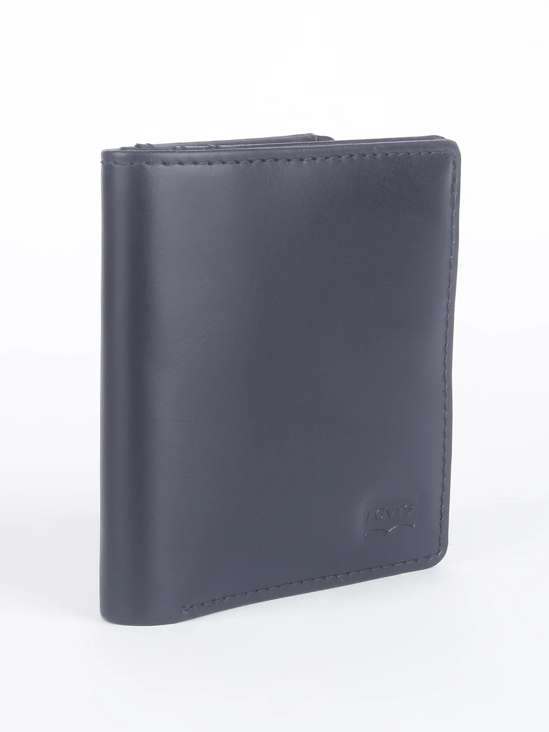 Men's Black Solid Bi-Fold Wallet - Image 4