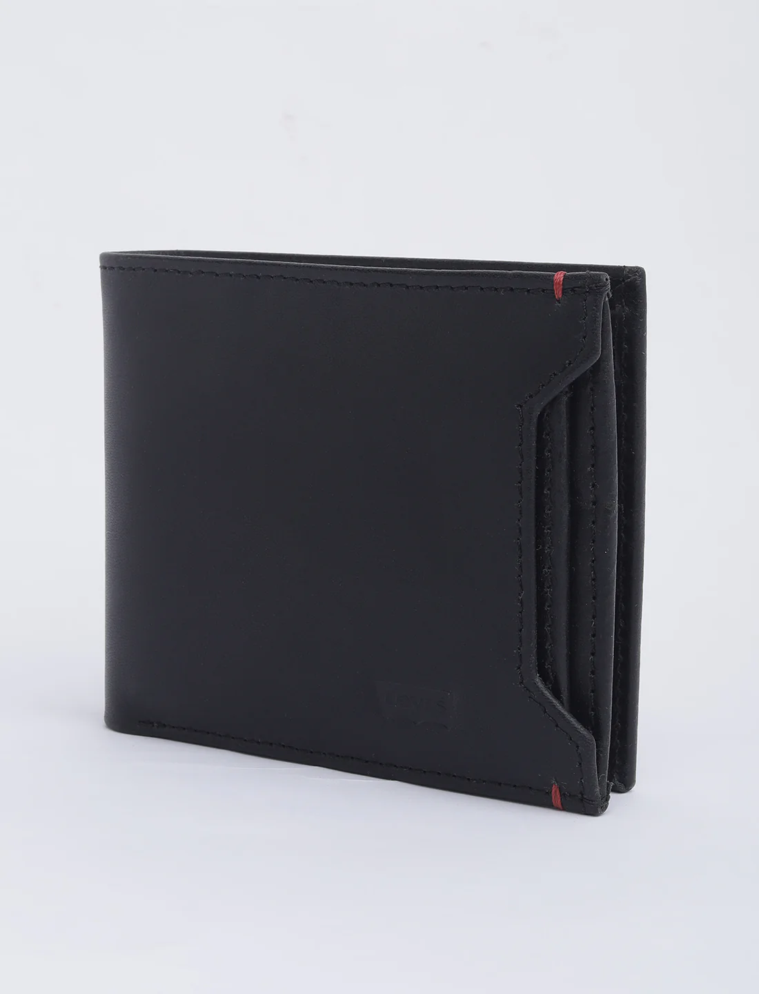 Men's Black Solid Bi-Fold Wallet - Image 4