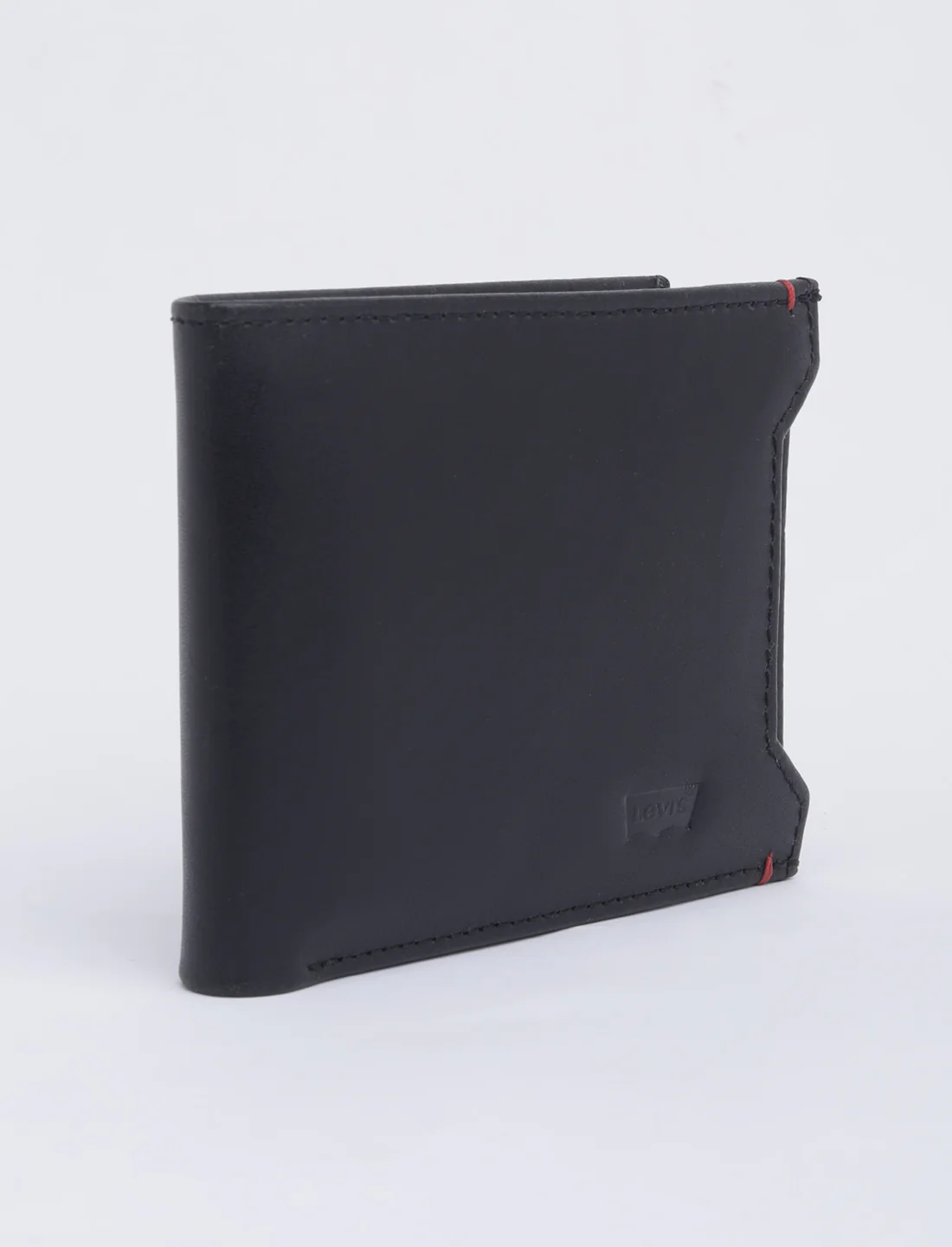 Men's Black Solid Bi-Fold Wallet - Image 5