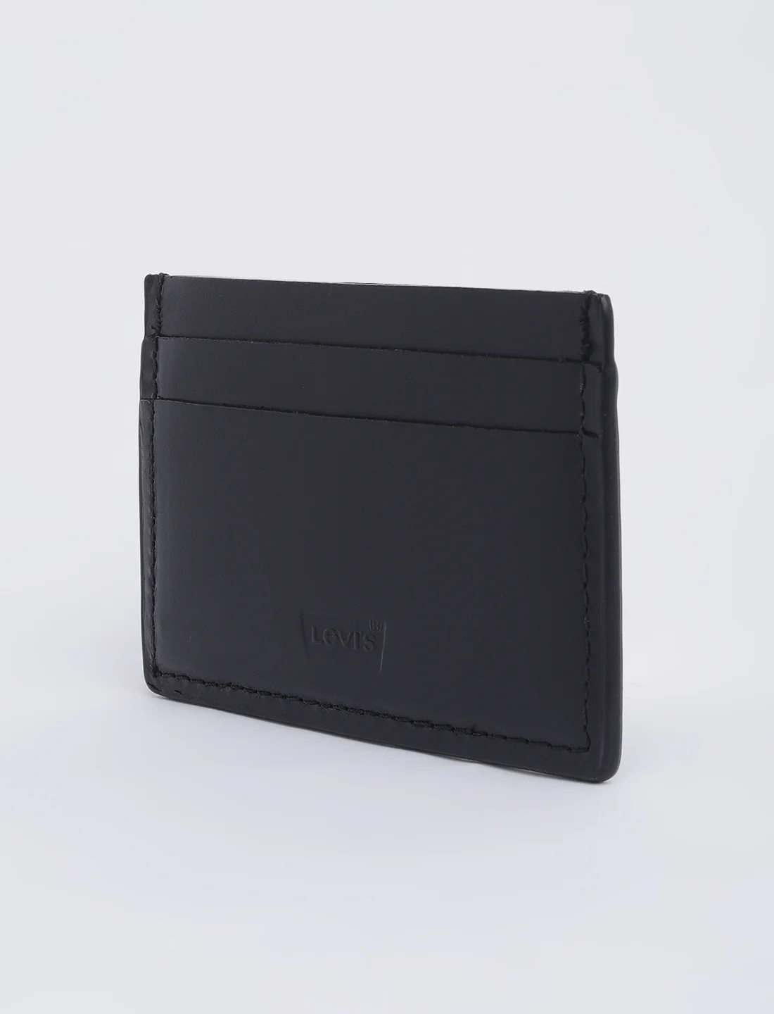 Men's Black Solid Card Holder - Image 4