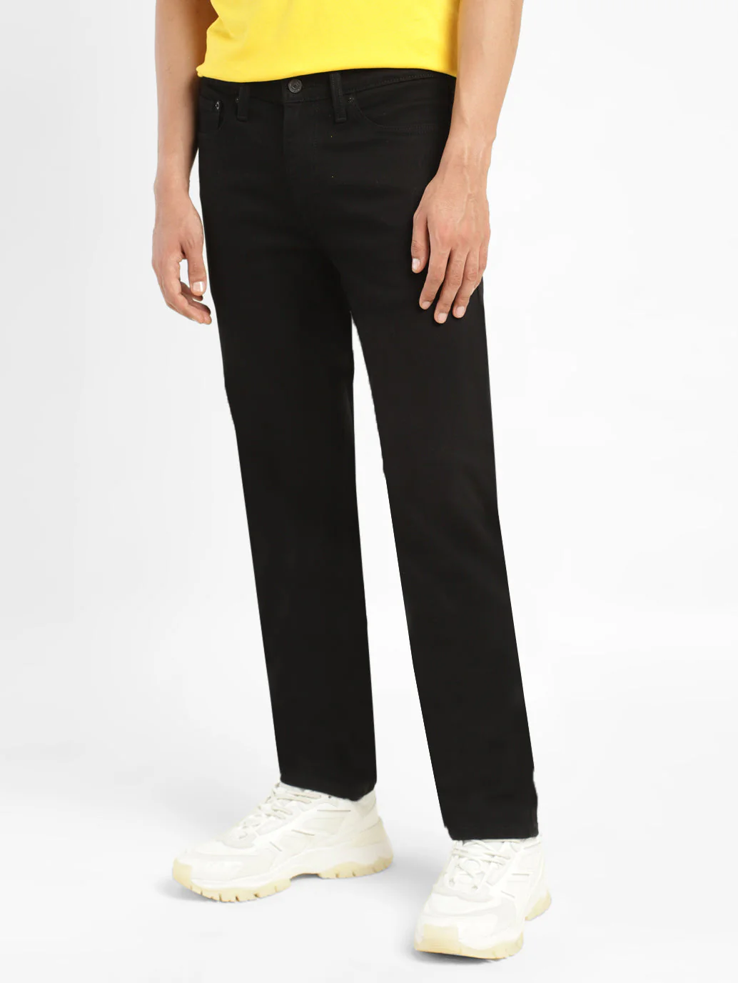 Men's 511 Black Slim Fit Mid Rise Jeans - Image 5