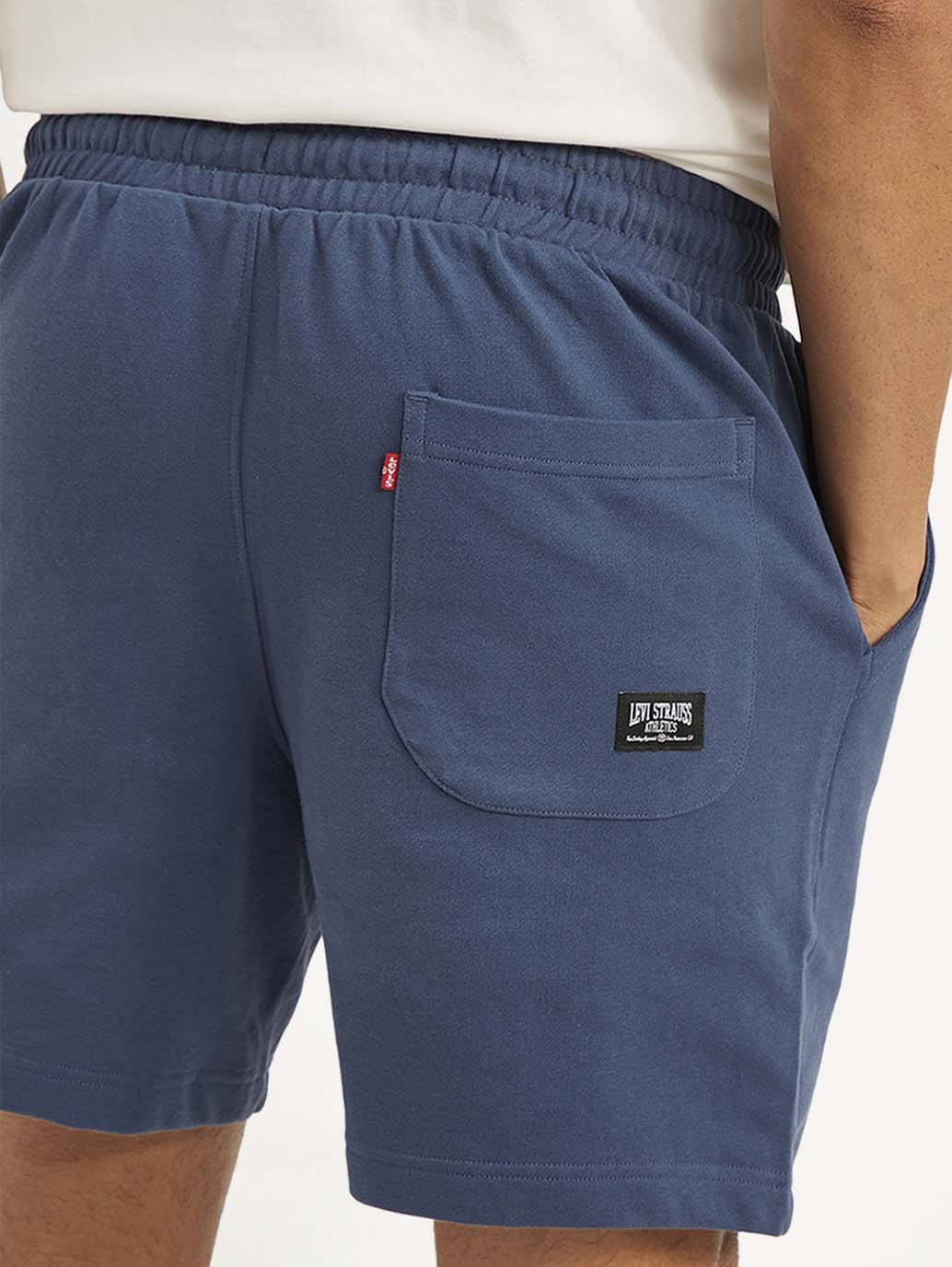 Men's Blue Regular Fit Shorts - Image 5