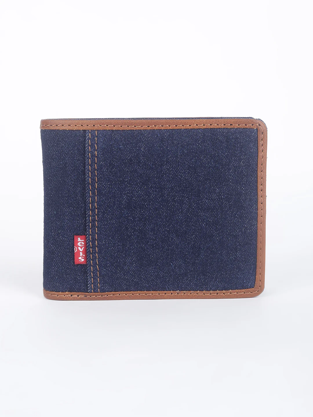 Men's Blue Solid Bi-fold Wallet - Image 2