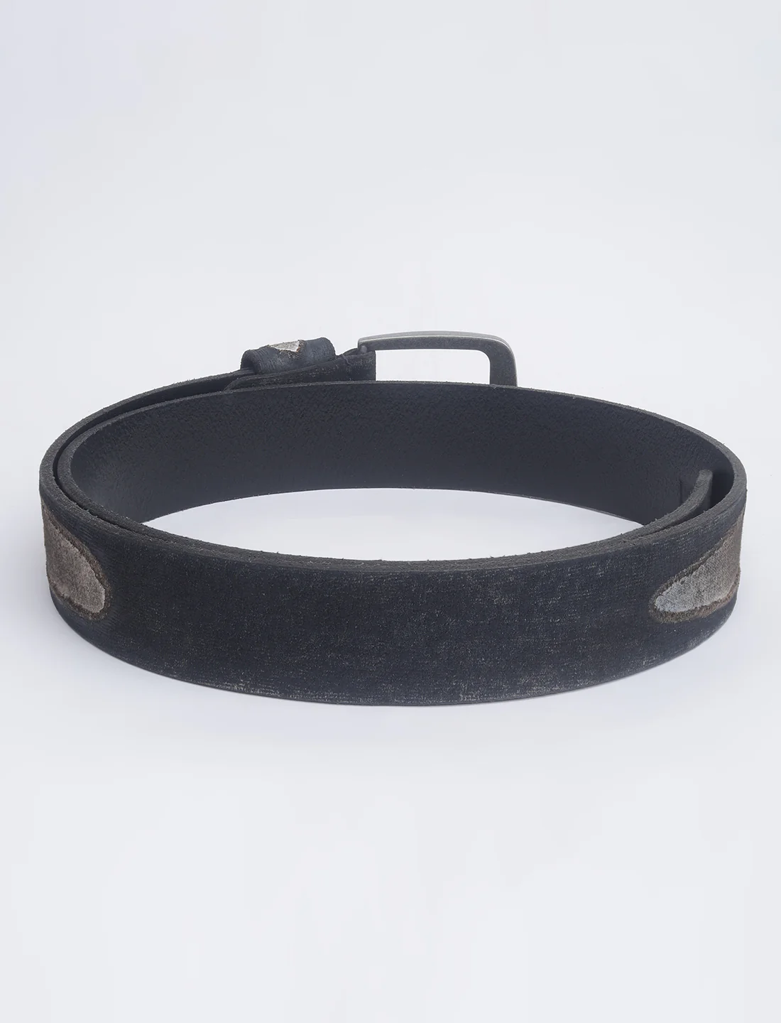 Men's Blue Textured Belt - Image 4