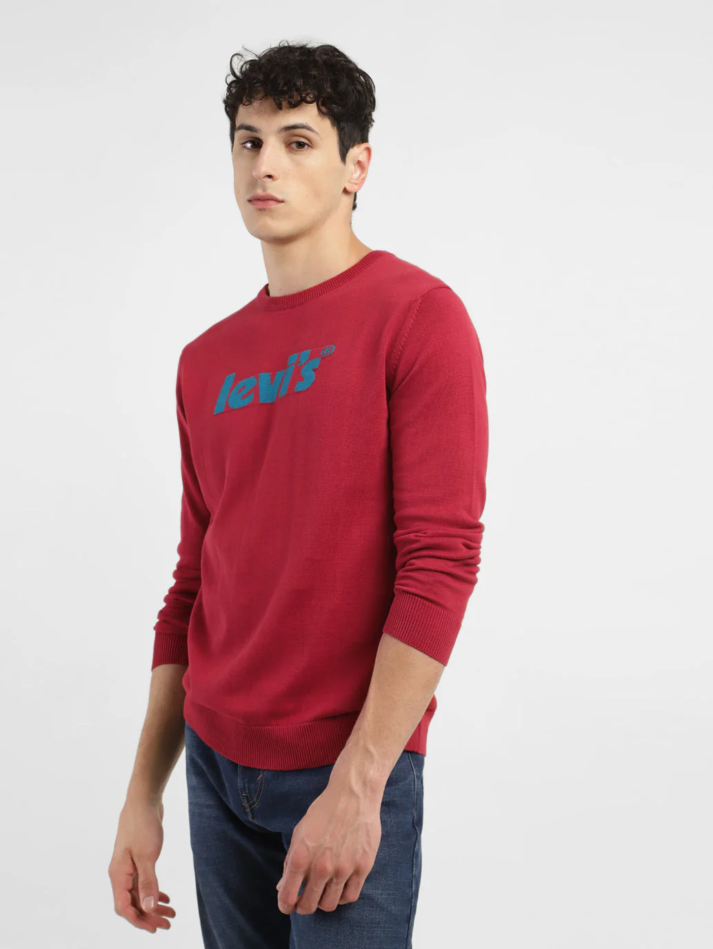 Men's Brand Logo Crew Neck Sweater - Image 6