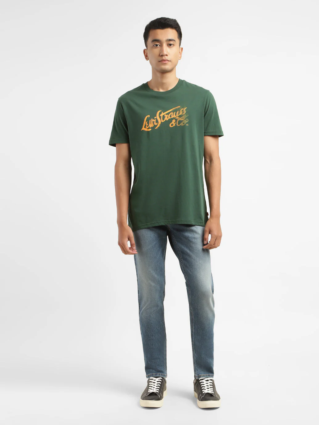 Men's Brand Logo Crew Neck T-shirt - Image 5