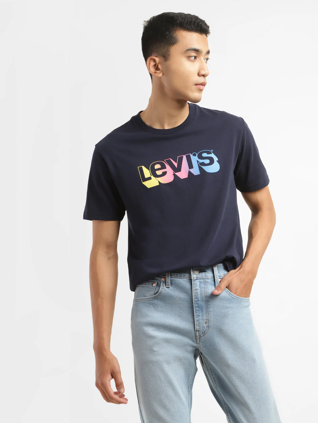Men's Brand Logo Crew Neck T-shirt - Image 2