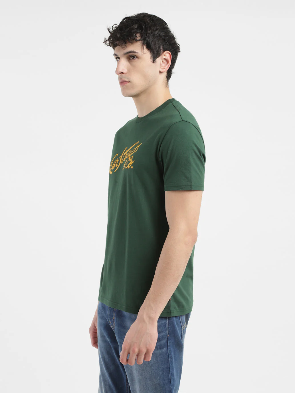 Men's Brand Logo Crew Neck T-shirt - Image 4